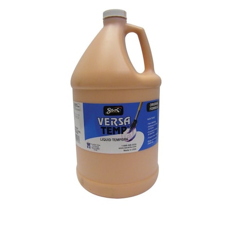 Versatemp Heavy-Bodied Tempera Paint, Peach, Gallon